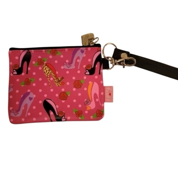 fluff Handbags - MISS FLUFF Stiletto Shoes Coin Purse Wristlet NEW WITHOUT TAG